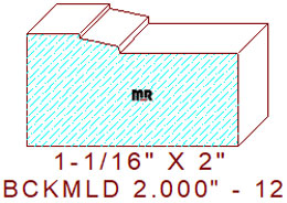 Brickmould 2" - 12 Brickmould 2" - 12