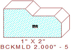 Brickmould 2" - 5