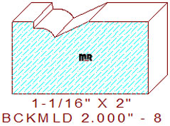 Brickmould 2" - 8