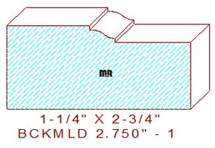 Brickmould 2-3/4" - 1 