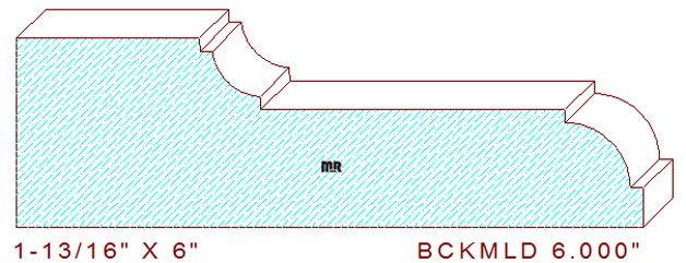 Brickmould 6" Brickmould 6"