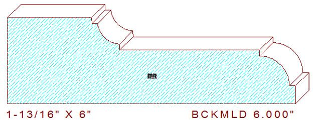 Brickmould 6" 