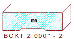 Backout/Relief Cut 2" - 2 Backout/Relief Cut 2" - 2