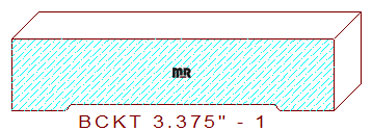 Backout/Relief Cut 3-3/8" - 1