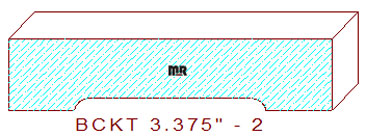 Backout/Relief Cut 3-3/8" - 2