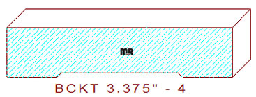 Backout/Relief Cut 3-3/8" - 4