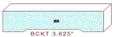 Backout/Relief Cut 3-5/8"