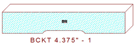 Backout/Relief Cut 4-3/8" - 1
