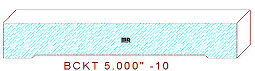 Backout/Relief Cut  5" - 10