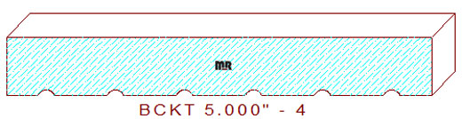 Backout/Relief Cut 5" - 4