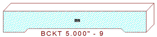 Backout/Relief Cut 5" - 9
