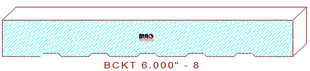 Backout/Relief Cut 6" - 8