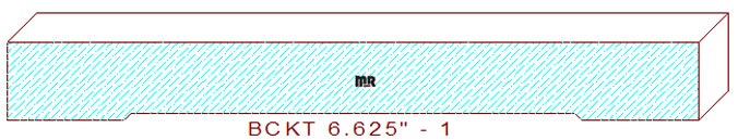 Backout/Relief Cut 6-5/8" - 1