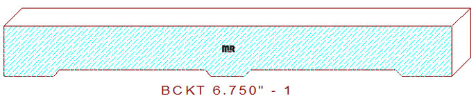 Backout/Relief Cut 6-3/4" - 1
