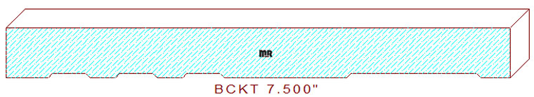Backout/Relief Cut 7-1/2"