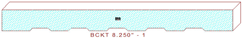 Backout/Relief Cut 8-1/4" - 1