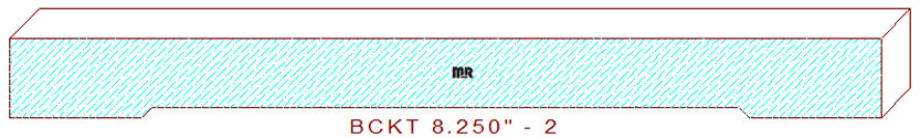 Backout/Relief Cut 8-1/4" - 2