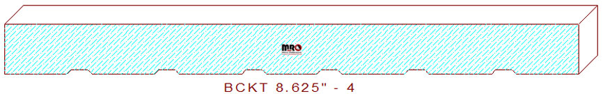 Backout/Relief Cut 8-5/8" - 4