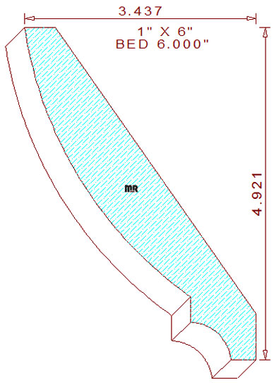 Bed Mould 6" Bed Mould 6"