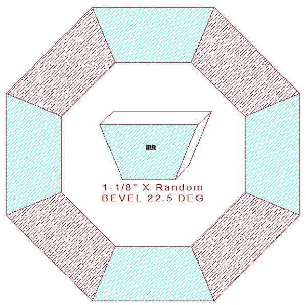 22.5 Degree Bevel Octagon 22.5 Degree Bevel Octagon