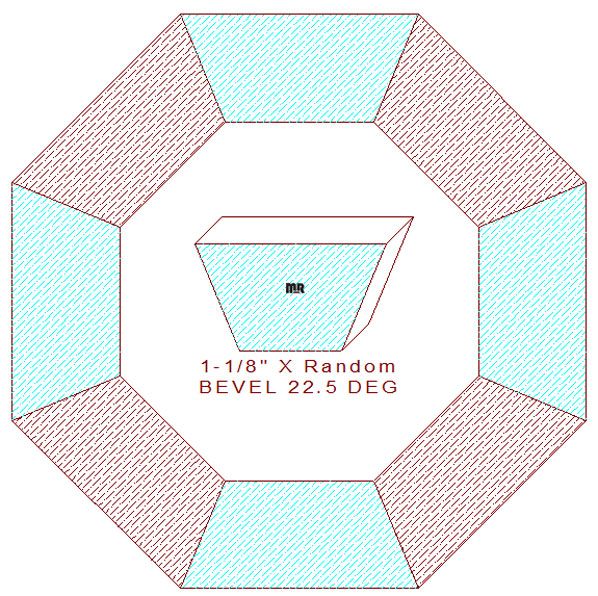 22.5 Degree Bevel Octagon