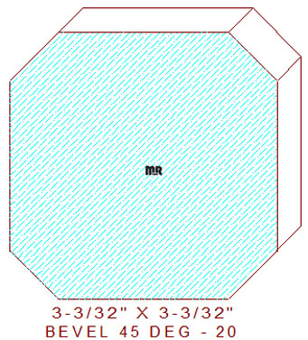 45 Degree Double Chamfer - 20 45 Degree Double Chamfer - 20