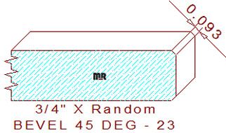 45 Degree Double Chamfer - 23