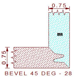 45 Degree Lock Miter Joint - 28