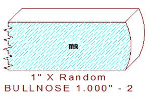 Bullnose 1" - 2 Bullnose 1" - 2