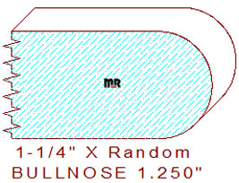 Bullnose 1-1/4" Bullnose 1-1/4"