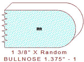 Bullnose 1-3/8" - 1 Bullnose 1-3/8" - 1