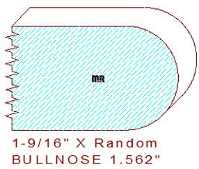 Bullnose 1-9/16" Bullnose 1-9/16"
