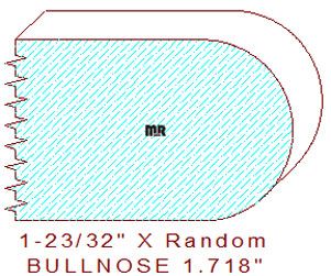 Bullnose 1-23/32" Bullnose 1-23/32"
