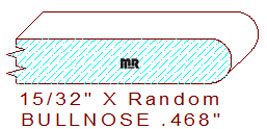 Bullnose 15/32" Bullnose 15/32"