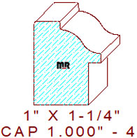 Backband 1" - 4 Backband 1" - 4