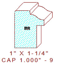 Backband 1" - 9 Backband 1" - 9