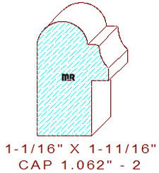Backband 1-1/16" - 2 Backband 1-1/16" - 2