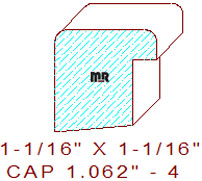 Backband 1-1/16" - 4 Backband 1-1/16" - 4