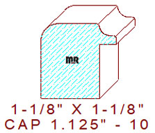 Backband 1-1/8" - 10