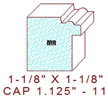 Backband 1-1/8" - 11 Backband 1-1/8" - 11