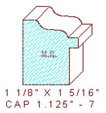 Backband 1-1/8" - 7 Backband 1-1/8" - 7