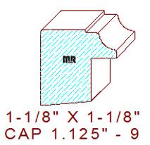 Backband 1-1/8" - 9 Backband 1-1/8" - 9