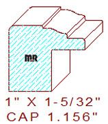 Backband 1-5/32" Backband 1-5/32"