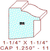 Backband 1-1/4" - 11 Backband 1-1/4" - 11