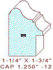 Backband 1-1/4" - 12 Backband 1-1/4" - 12