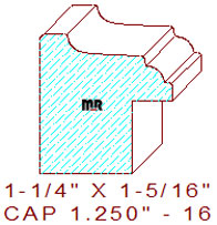 Backband 1-1/4" - 16 Backband 1-1/4" - 16