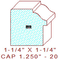 Backband 1-1/4" - 20 Backband 1-1/4" - 20