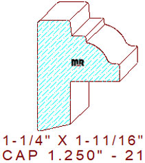 Backband 1-1/4" - 21 Backband 1-1/4" - 21