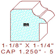 Backband 1-1/4" - 5 Backband 1-1/4" - 5