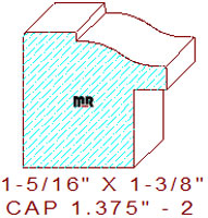 Backband 1-3/8" - 2 Backband 1-3/8" - 2